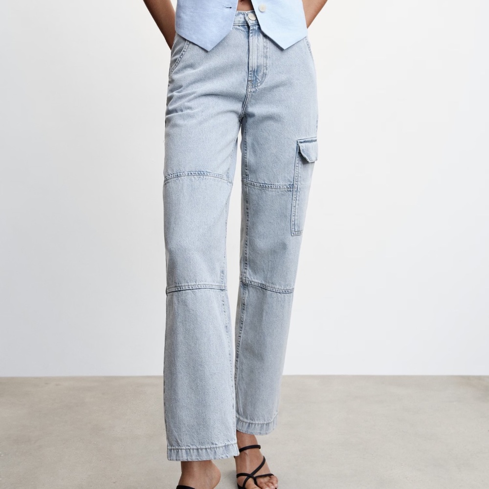 Mango Pocket Cargo Jean